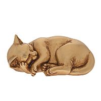 Γάτα Πολυρητίνης Χρυσή Ξαπλωμένη 26x18x11εκ. Iliadis 85759